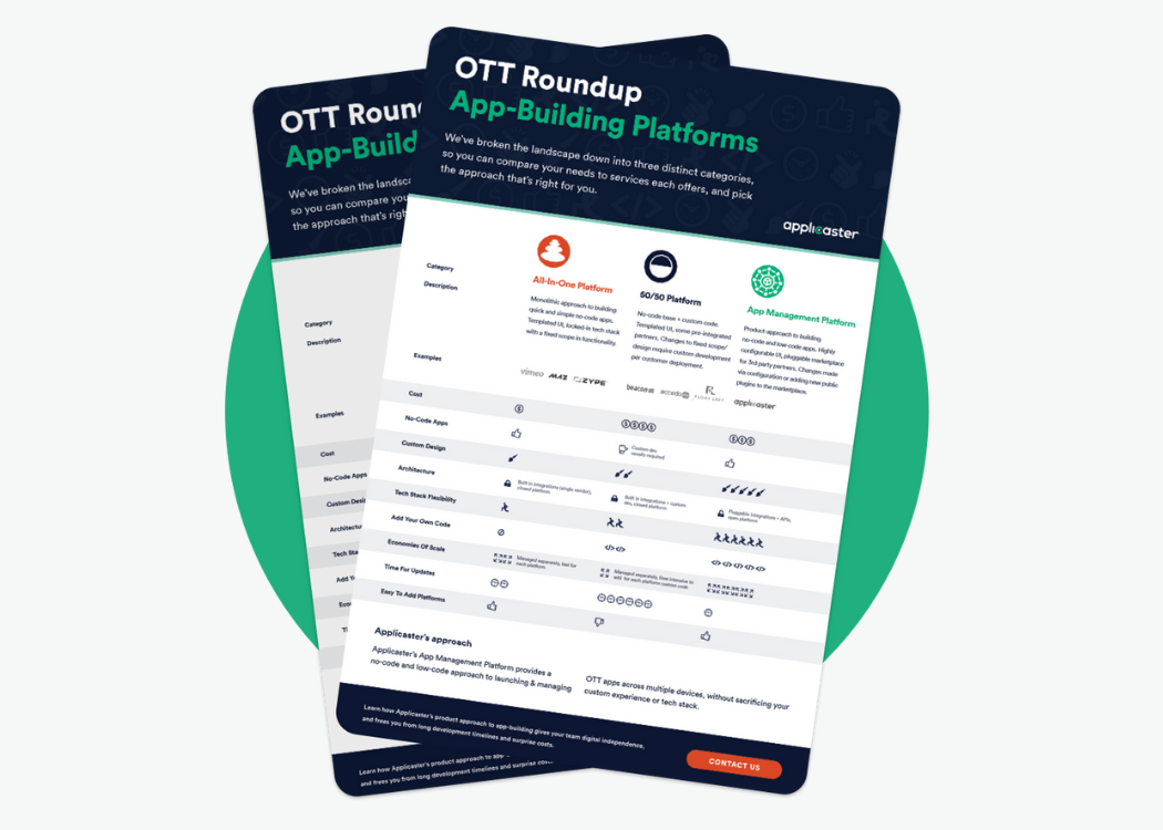 OTT Round Up: App-Building Platforms